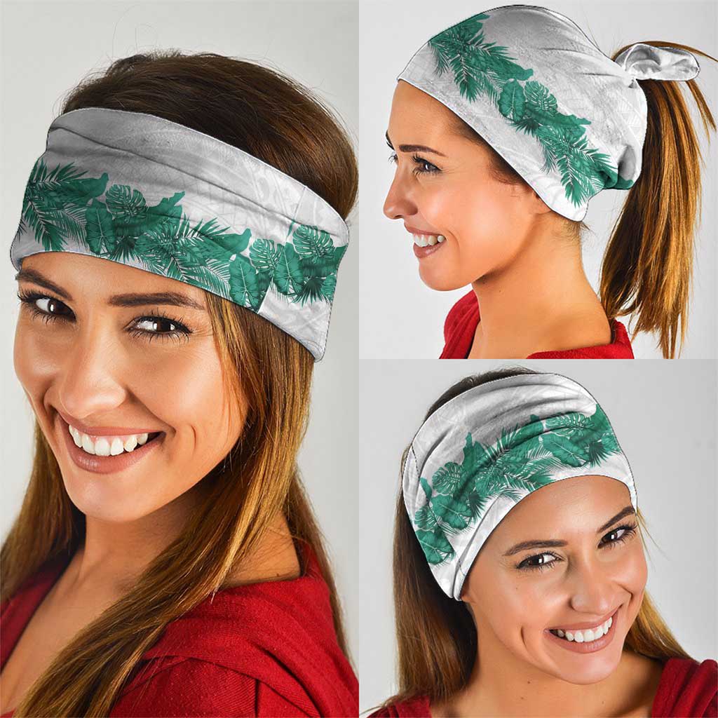 Hawaii Tropical Leaves Neck Gaiter Polynesian Pattern