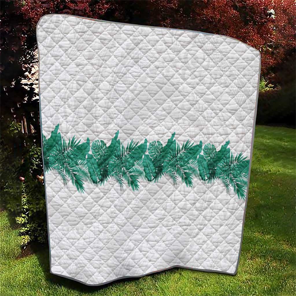 Hawaii Tropical Leaves Quilt Polynesian Pattern