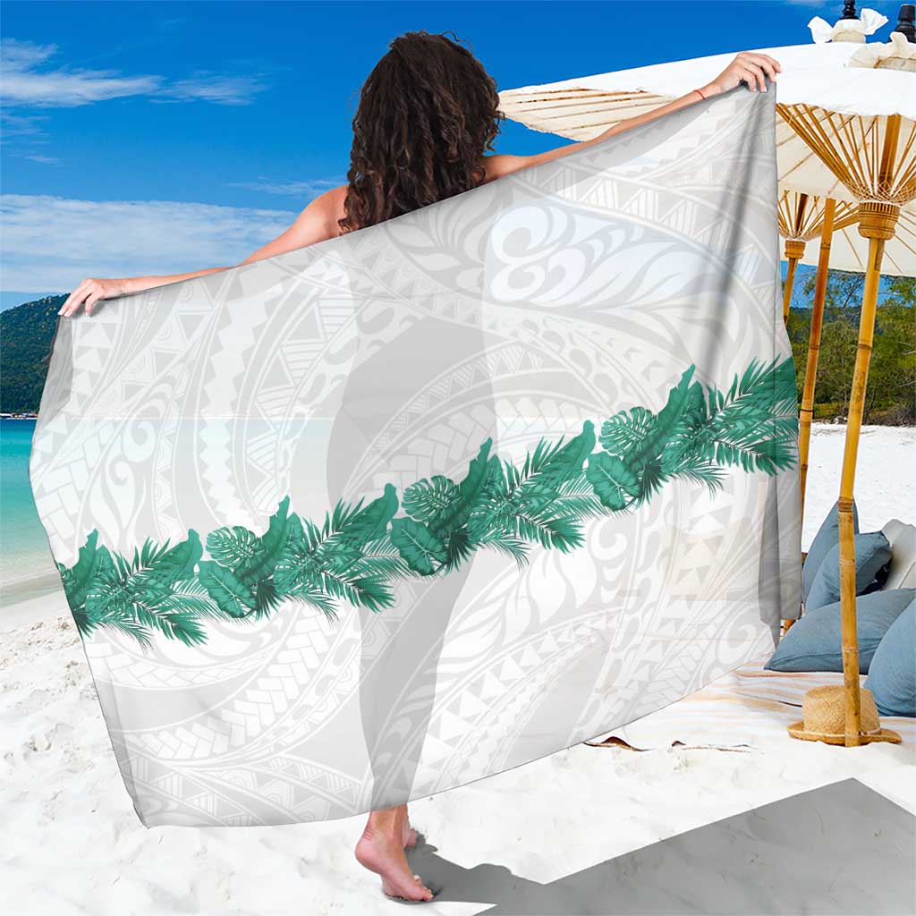 Hawaii Tropical Leaves Sarong Polynesian Pattern