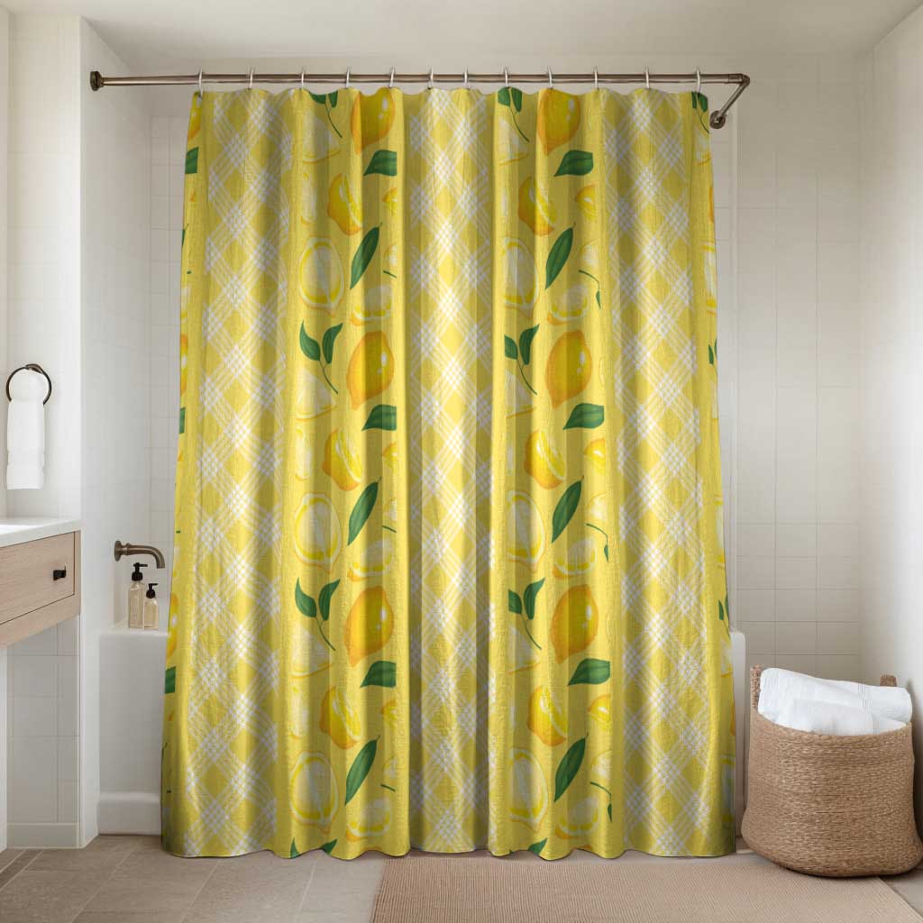 Hawaii Lemon Palaka Bathroom Set Striped Stylized