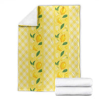 Hawaii Lemon Palaka Blanket Striped Stylized