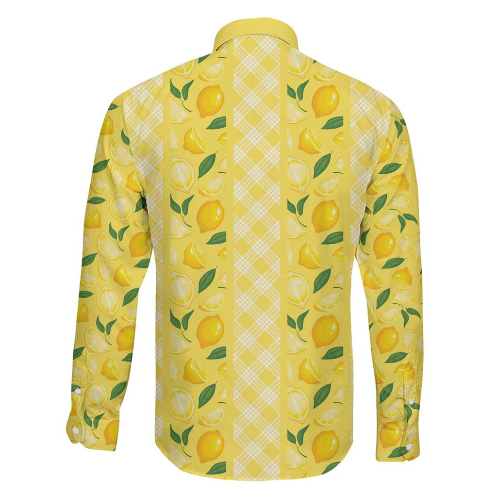Hawaii Lemon Palaka Family Matching Tank Maxi Dress and Hawaiian Shirt Striped Stylized