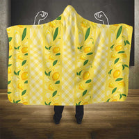 Hawaii Lemon Palaka Hooded Blanket Striped Stylized