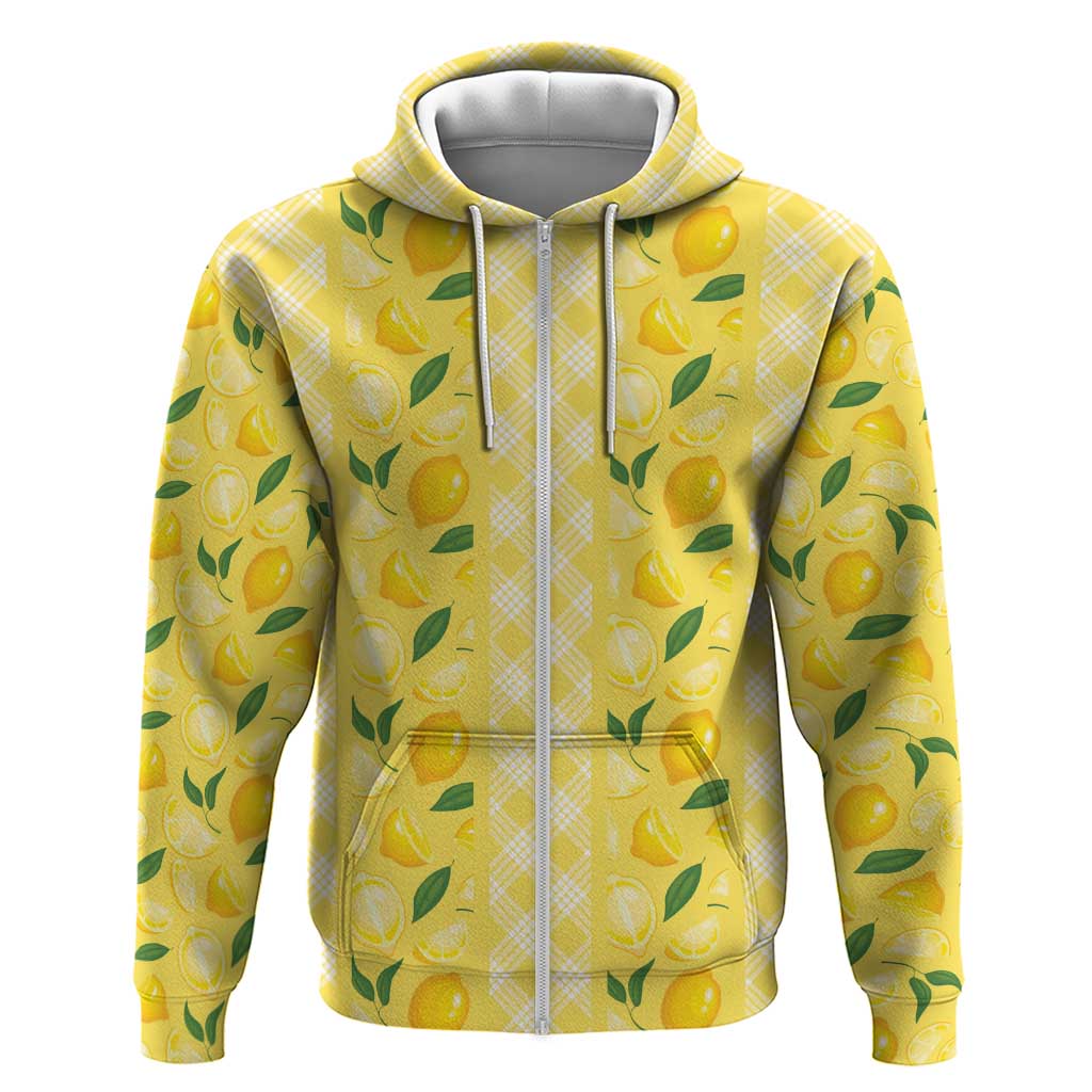 Hawaii Lemon Palaka Hoodie Striped Stylized