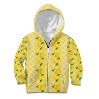Hawaii Lemon Palaka Kid Hoodie Striped Stylized