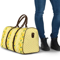 Hawaii Lemon Palaka Travel Bag Striped Stylized