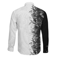 Hawaii Tropical Plant Monochrome Family Matching Mermaid Dress and Hawaiian Shirt Vibrant Polynesian Pattern LT01 - Polynesian Pride
