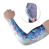 Hawaii Tropical Plant UliUli Arm Sleeves Vibrant Polynesian Pattern