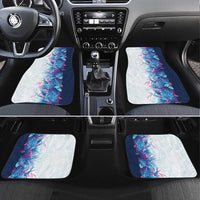 Hawaii Tropical Plant UliUli Car Mats Vibrant Polynesian Pattern
