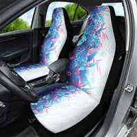 Hawaii Tropical Plant UliUli Car Seat Cover Vibrant Polynesian Pattern