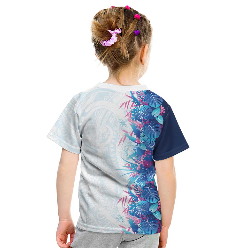 Hawaii Tropical Plant UliUli Kid T Shirt Vibrant Polynesian Pattern