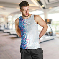 Hawaii Tropical Plant UliUli Men Tank Top Vibrant Polynesian Pattern