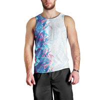 Hawaii Tropical Plant UliUli Men Tank Top Vibrant Polynesian Pattern