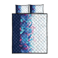 Hawaii Tropical Plant UliUli Quilt Bed Set Vibrant Polynesian Pattern