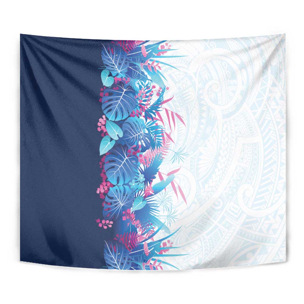 Hawaii Tropical Plant UliUli Tapestry Vibrant Polynesian Pattern