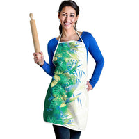 Hawaii Tropical Plant Omaomao Apron Vibrant Polynesian Pattern