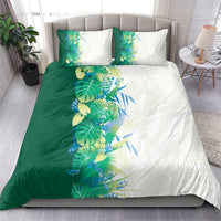 Hawaii Tropical Plant Omaomao Bedding Set Vibrant Polynesian Pattern
