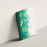 Hawaii Tropical Plant Omaomao Canvas Wall Art Vibrant Polynesian Pattern