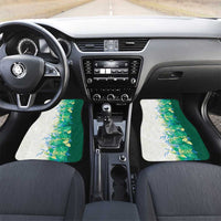 Hawaii Tropical Plant Omaomao Car Mats Vibrant Polynesian Pattern