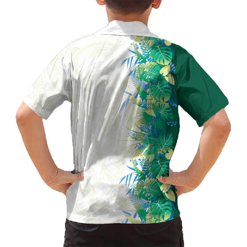 Hawaii Tropical Plant Omaomao Family Matching Long Sleeve Bodycon Dress and Hawaiian Shirt Vibrant Polynesian Pattern LT01 - Polynesian Pride