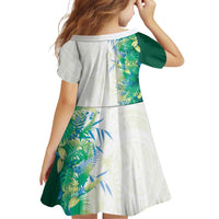 Hawaii Tropical Plant Omaomao Family Matching Short Sleeve Bodycon Dress and Hawaiian Shirt Vibrant Polynesian Pattern LT01 - Polynesian Pride