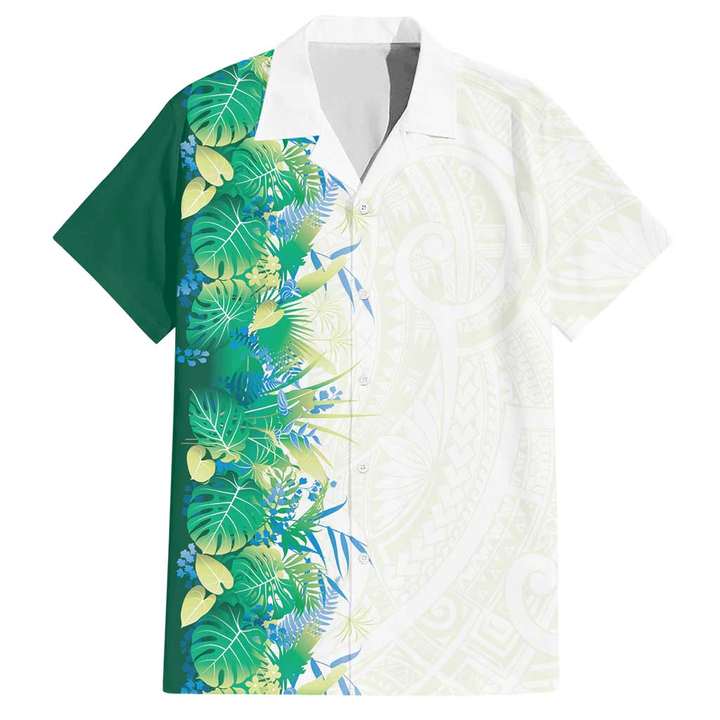 Hawaii Tropical Plant Omaomao Hawaiian Shirt Vibrant Polynesian Pattern