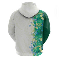 Hawaii Tropical Plant Omaomao Hoodie Vibrant Polynesian Pattern