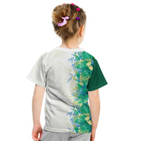 Hawaii Tropical Plant Omaomao Kid T Shirt Vibrant Polynesian Pattern
