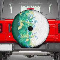 Hawaii Tropical Plant Omaomao Spare Tire Cover Vibrant Polynesian Pattern