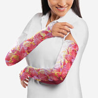 Hawaii Tropical Plant Akala Arm Sleeves Vibrant Polynesian Pattern