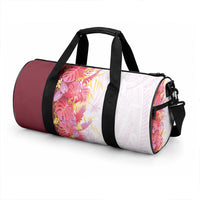 Hawaii Tropical Plant Akala Duffle Bag Vibrant Polynesian Pattern LT01 - Polynesian Pride