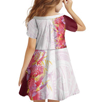 Hawaii Tropical Plant Akala Family Matching Off Shoulder Maxi Dress and Hawaiian Shirt Vibrant Polynesian Pattern
