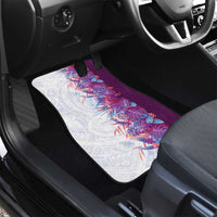 Hawaii Tropical Plant Poni Car Mats Vibrant Polynesian Pattern