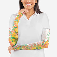 Hawaii Tropical Plant Lenalena Arm Sleeves Vibrant Polynesian Pattern