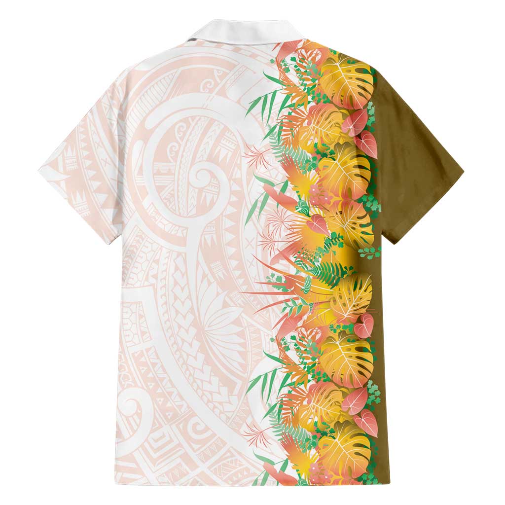 Hawaii Tropical Plant Lenalena Hawaiian Shirt Vibrant Polynesian Pattern