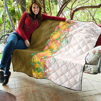 Hawaii Tropical Plant Lenalena Quilt Vibrant Polynesian Pattern