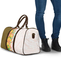 Hawaii Tropical Plant Lenalena Travel Bag Vibrant Polynesian Pattern