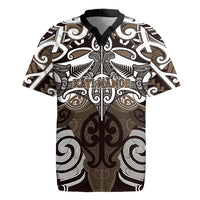Personalised Maori Kati Mamoe Rugby Jersey Silver Fern Kowhaiwhai Art