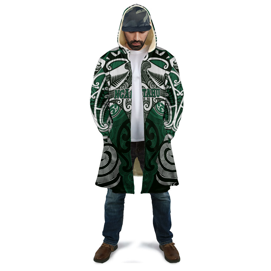 Personalised Maori Ngai Tahu Cloak Silver Fern Kowhaiwhai Art