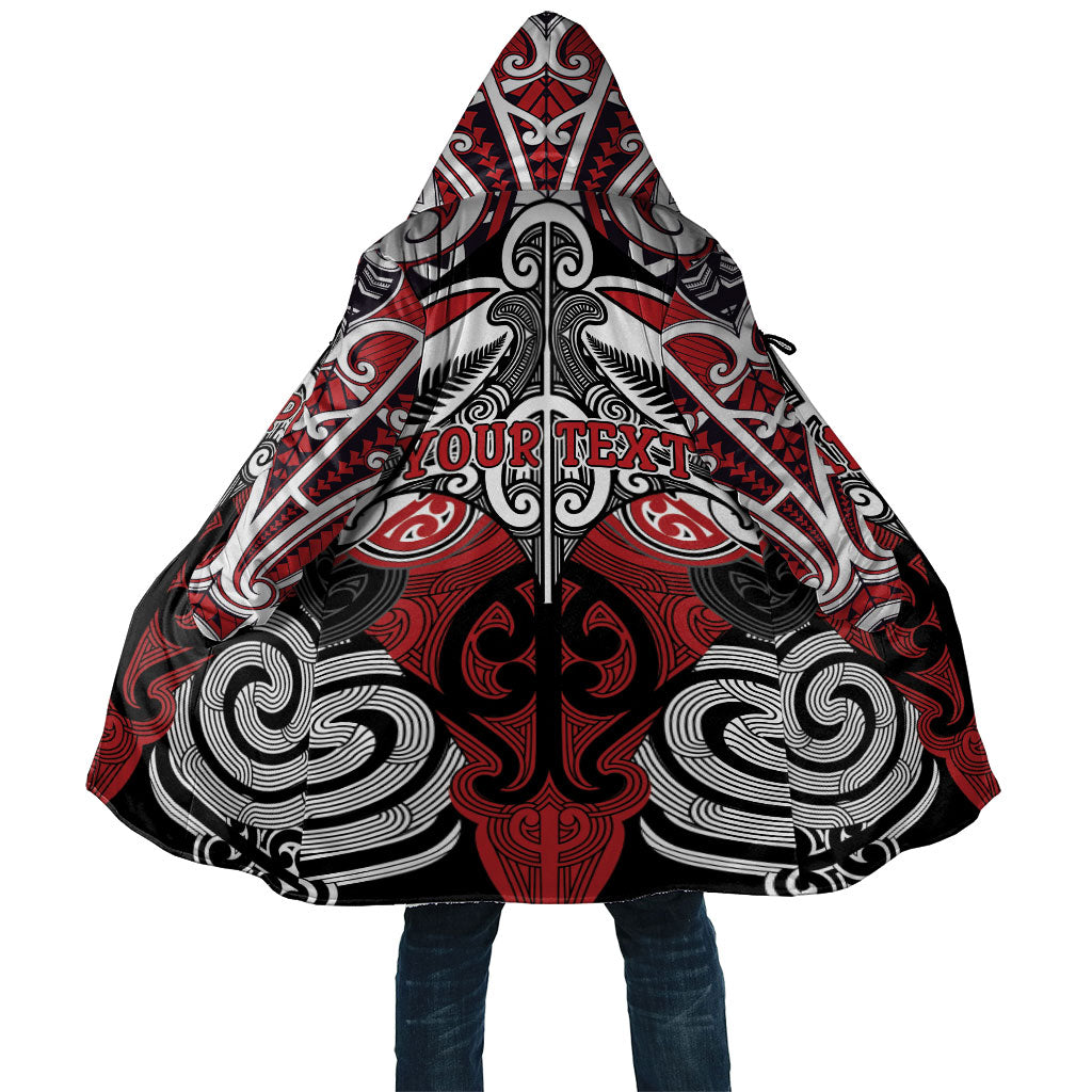 Personalised Maori Ngapuhi Cloak Silver Fern Kowhaiwhai Art