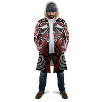 Personalised Maori Ngapuhi Cloak Silver Fern Kowhaiwhai Art