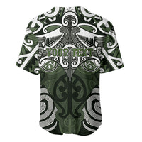 Personalised Maori Ngati Awa Baseball Jersey Silver Fern Kowhaiwhai Art