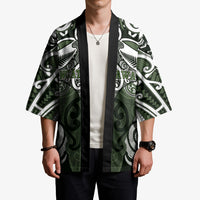 Personalised Maori Ngati Awa Kimono Silver Fern Kowhaiwhai Art