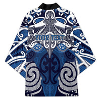 Personalised Maori Ngati Kahungunu Kimono Silver Fern Kowhaiwhai Art