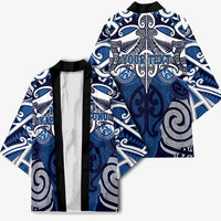 Personalised Maori Ngati Kahungunu Kimono Silver Fern Kowhaiwhai Art