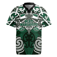 Personalised Maori Ngati Maniapoto Rugby Jersey Silver Fern Kowhaiwhai Art