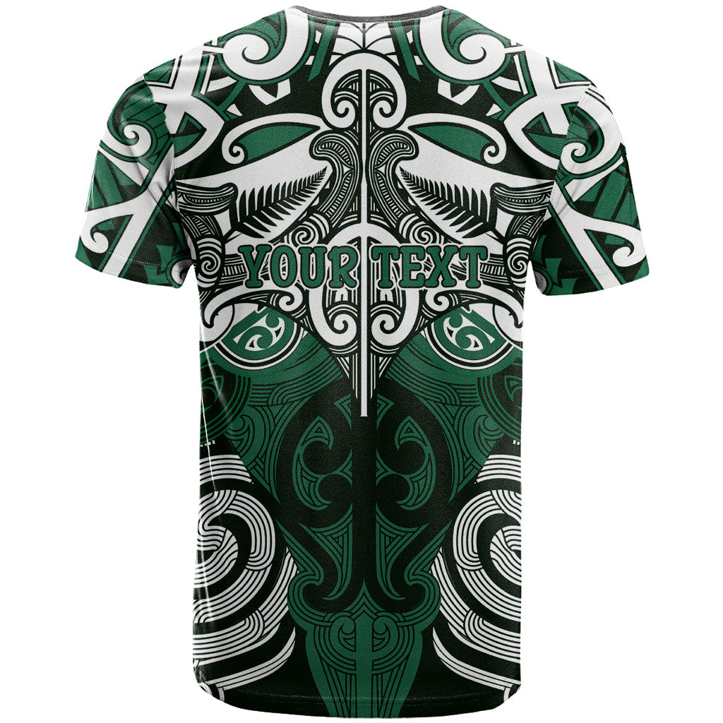 Personalised Maori Ngati Maniapoto T Shirt Silver Fern Kowhaiwhai Art