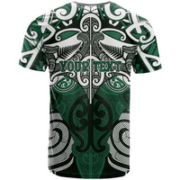 Personalised Maori Ngati Maniapoto T Shirt Silver Fern Kowhaiwhai Art