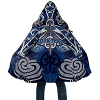 Personalised Maori Ngati Tuwharetoa Cloak Silver Fern Kowhaiwhai Art
