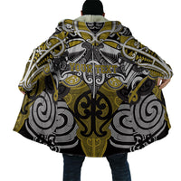 Personalised Maori Ngati Whatua Cloak Silver Fern Kowhaiwhai Art